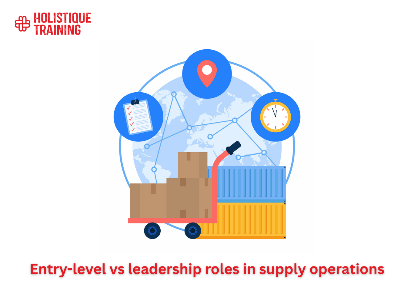 Entry-level vs leadership roles in supply operations
